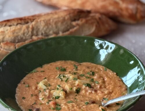 Creamy Red Lentil/Sun-dried Tomato Soup